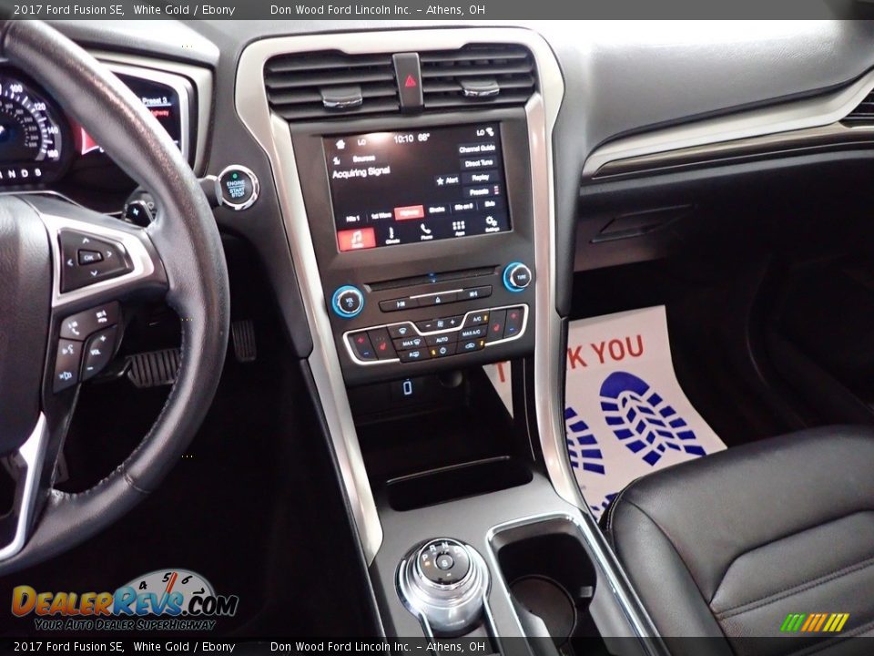 2017 Ford Fusion SE White Gold / Ebony Photo #30