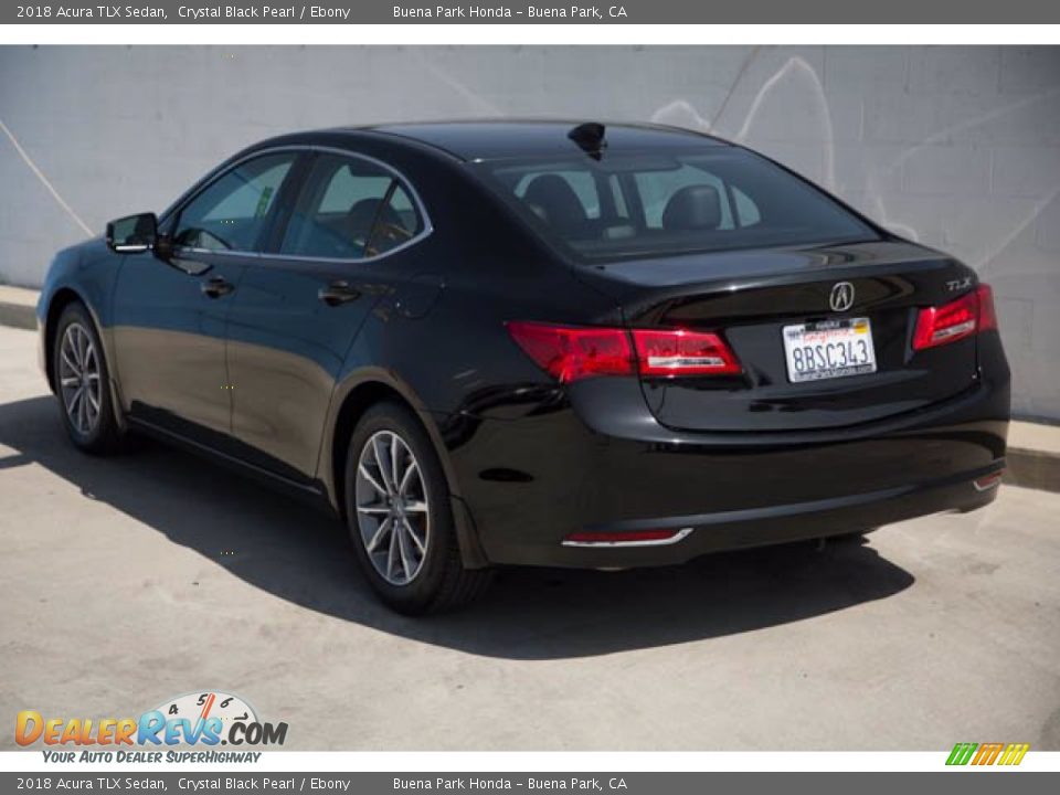 2018 Acura TLX Sedan Crystal Black Pearl / Ebony Photo #2