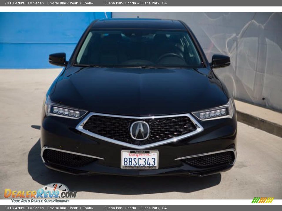 2018 Acura TLX Sedan Crystal Black Pearl / Ebony Photo #7