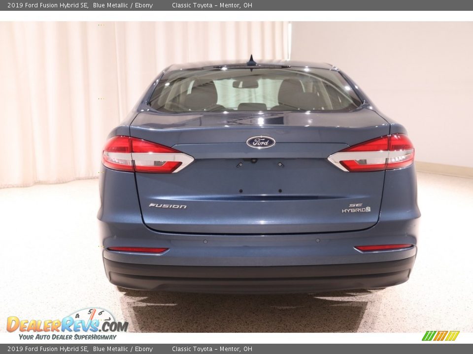 2019 Ford Fusion Hybrid SE Blue Metallic / Ebony Photo #18