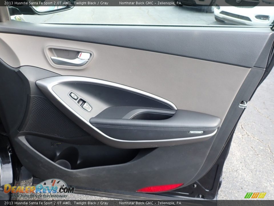2013 Hyundai Santa Fe Sport 2.0T AWD Twilight Black / Gray Photo #7