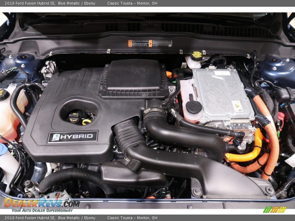 2019 Ford Fusion Hybrid SE Blue Metallic / Ebony Photo #19