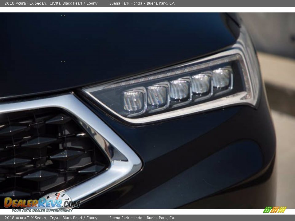 2018 Acura TLX Sedan Crystal Black Pearl / Ebony Photo #9