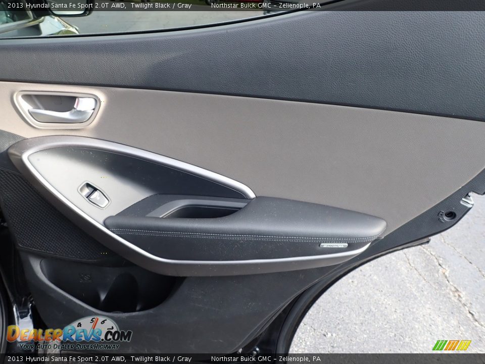 2013 Hyundai Santa Fe Sport 2.0T AWD Twilight Black / Gray Photo #8
