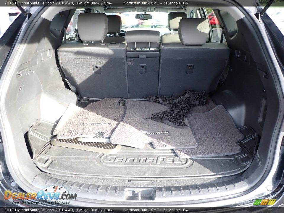 2013 Hyundai Santa Fe Sport 2.0T AWD Twilight Black / Gray Photo #11