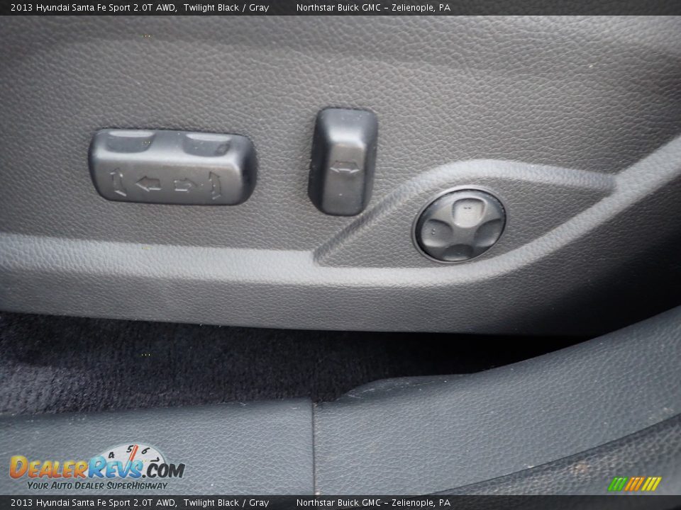 2013 Hyundai Santa Fe Sport 2.0T AWD Twilight Black / Gray Photo #16