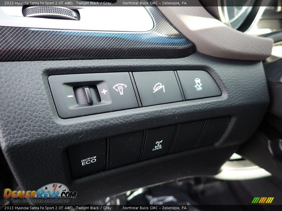 2013 Hyundai Santa Fe Sport 2.0T AWD Twilight Black / Gray Photo #17