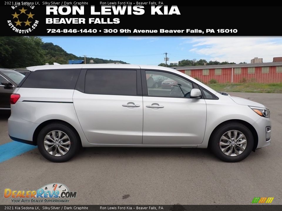 2021 Kia Sedona LX Silky Silver / Dark Graphite Photo #1
