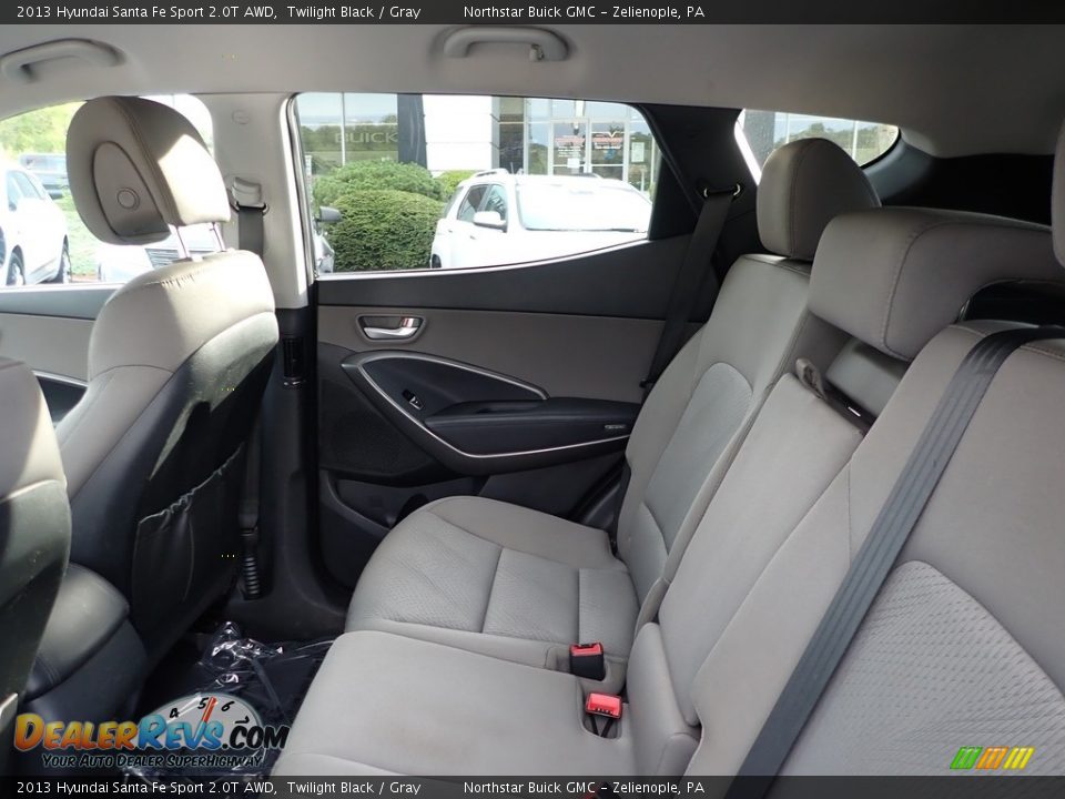 2013 Hyundai Santa Fe Sport 2.0T AWD Twilight Black / Gray Photo #20