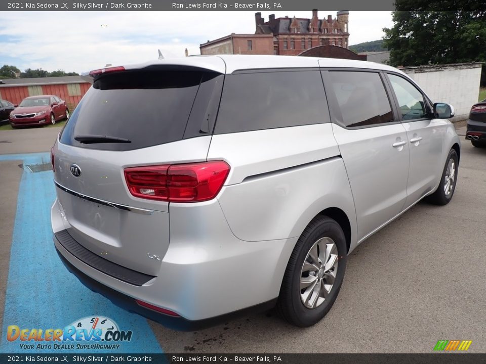 2021 Kia Sedona LX Silky Silver / Dark Graphite Photo #2