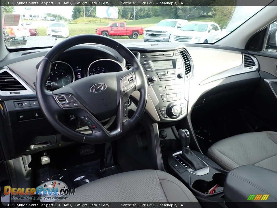 2013 Hyundai Santa Fe Sport 2.0T AWD Twilight Black / Gray Photo #21