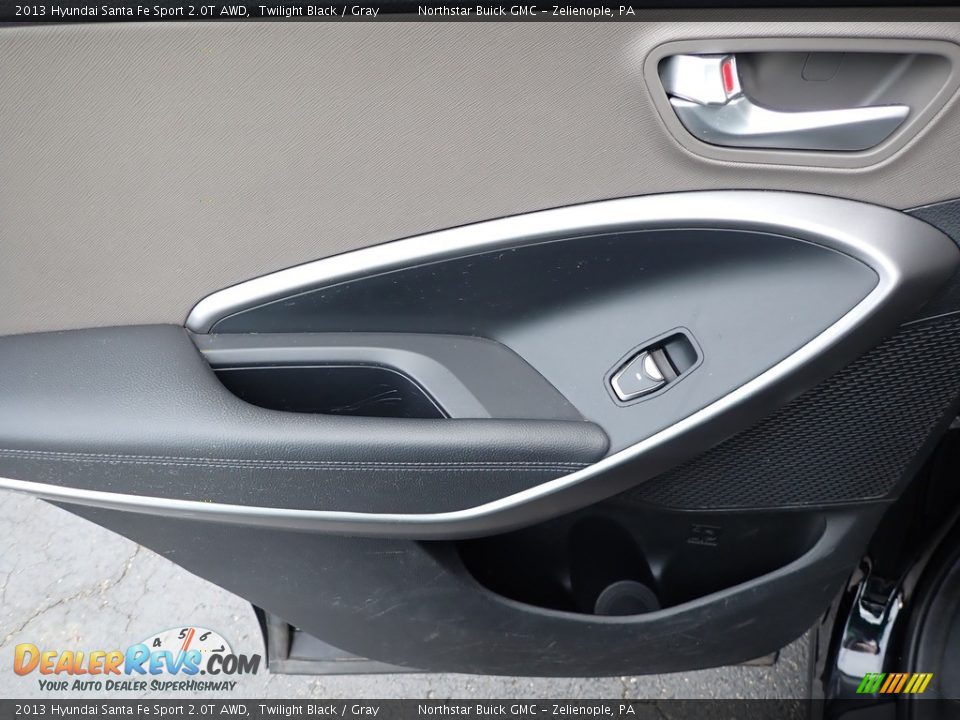2013 Hyundai Santa Fe Sport 2.0T AWD Twilight Black / Gray Photo #22