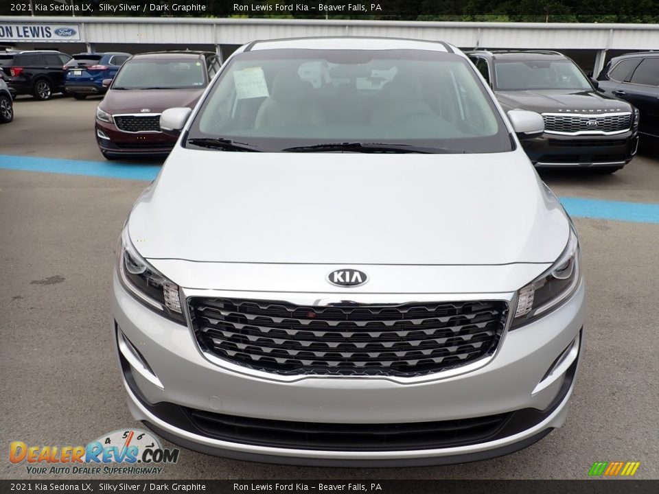2021 Kia Sedona LX Silky Silver / Dark Graphite Photo #4