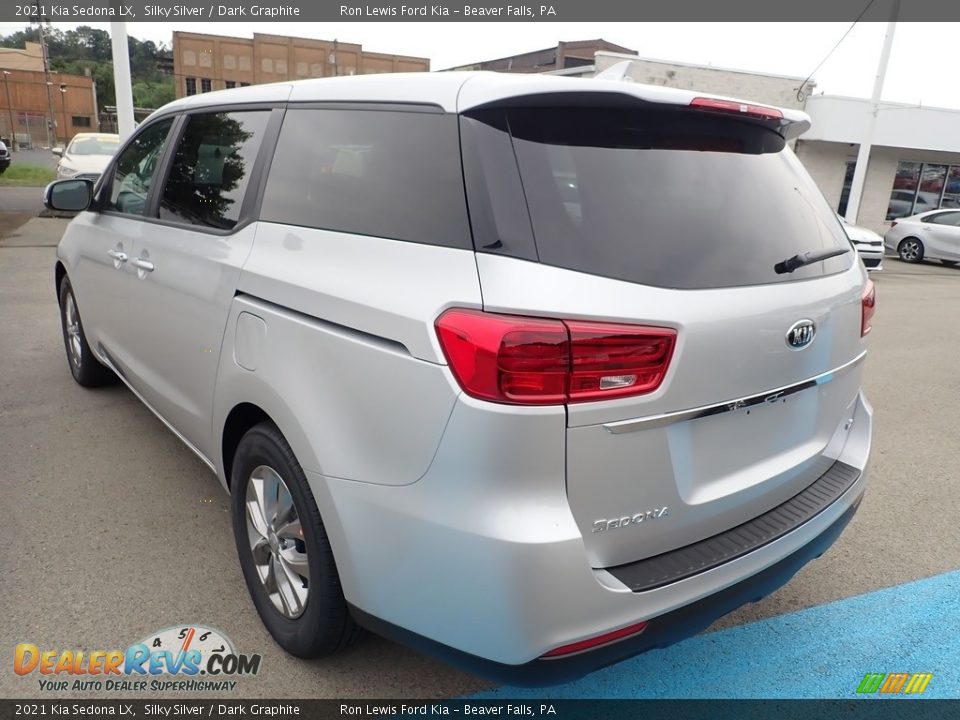 2021 Kia Sedona LX Silky Silver / Dark Graphite Photo #7