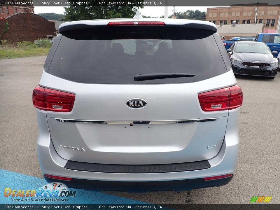 2021 Kia Sedona LX Silky Silver / Dark Graphite Photo #8