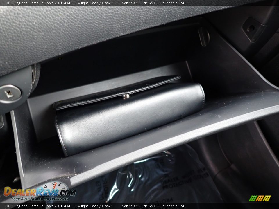 2013 Hyundai Santa Fe Sport 2.0T AWD Twilight Black / Gray Photo #29