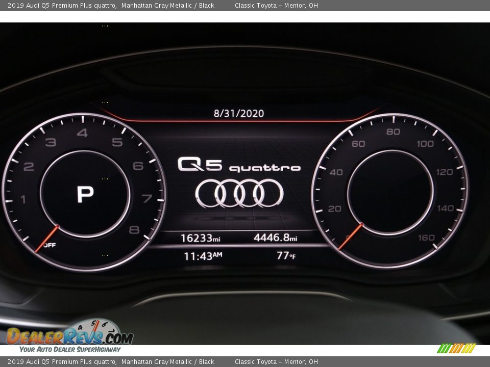 2019 Audi Q5 Premium Plus quattro Gauges Photo #7