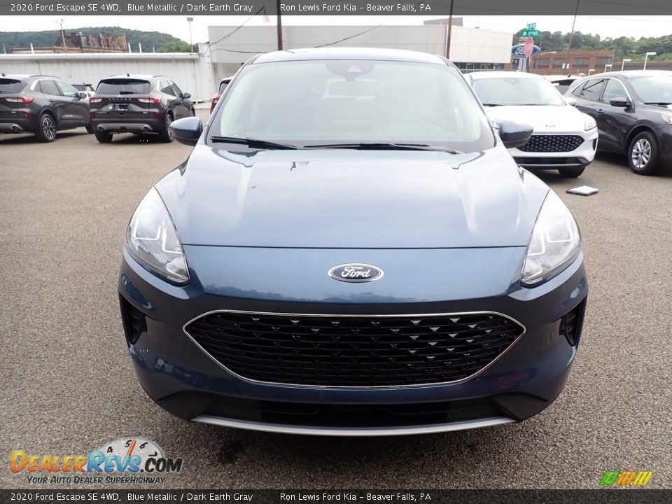 2020 Ford Escape SE 4WD Blue Metallic / Dark Earth Gray Photo #4