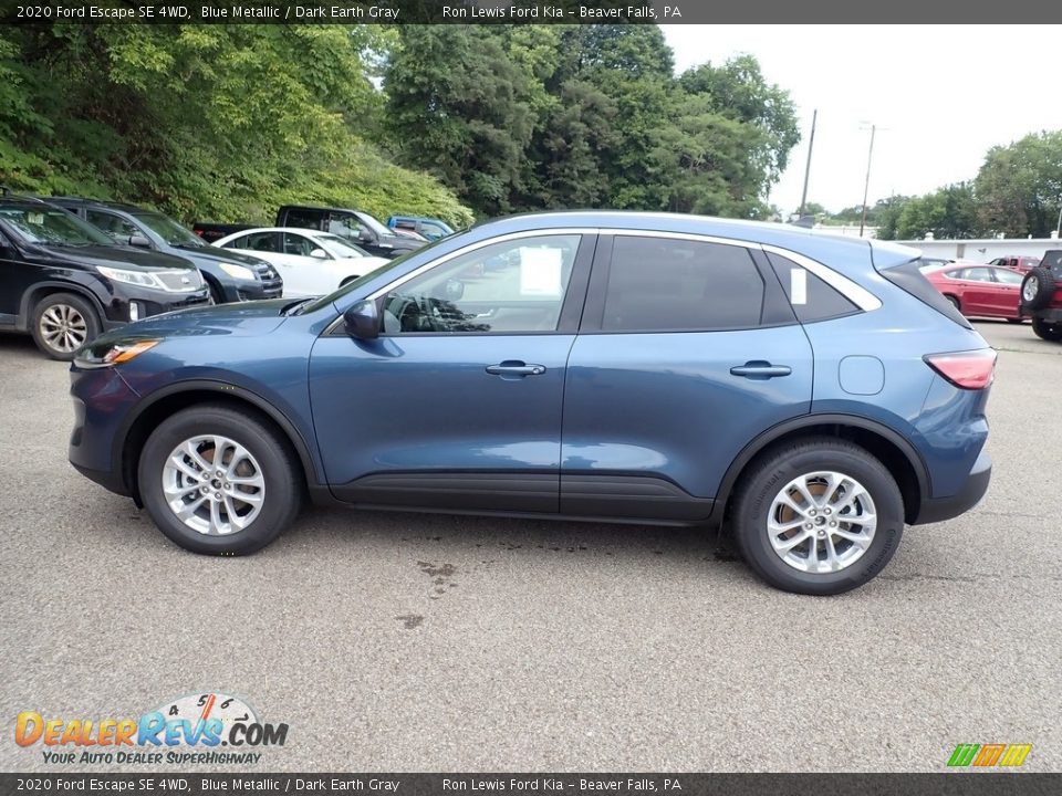 2020 Ford Escape SE 4WD Blue Metallic / Dark Earth Gray Photo #6