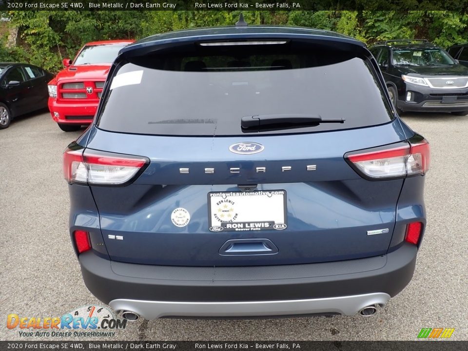 2020 Ford Escape SE 4WD Blue Metallic / Dark Earth Gray Photo #8