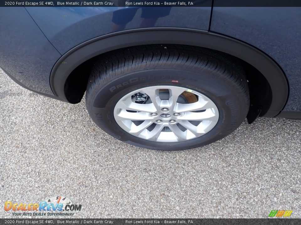 2020 Ford Escape SE 4WD Blue Metallic / Dark Earth Gray Photo #9