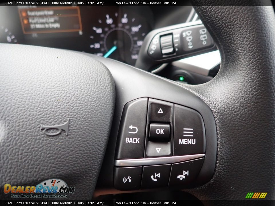 2020 Ford Escape SE 4WD Blue Metallic / Dark Earth Gray Photo #18
