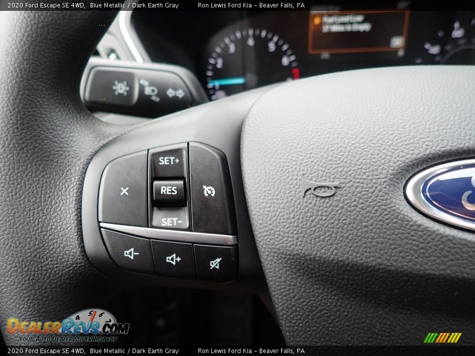 2020 Ford Escape SE 4WD Blue Metallic / Dark Earth Gray Photo #19