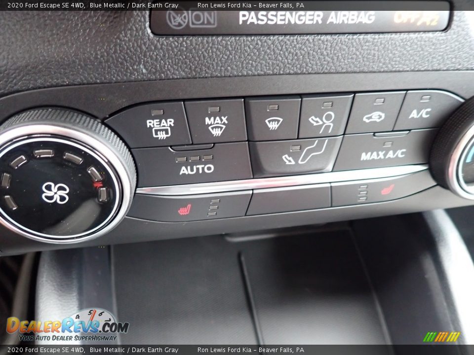 2020 Ford Escape SE 4WD Blue Metallic / Dark Earth Gray Photo #20