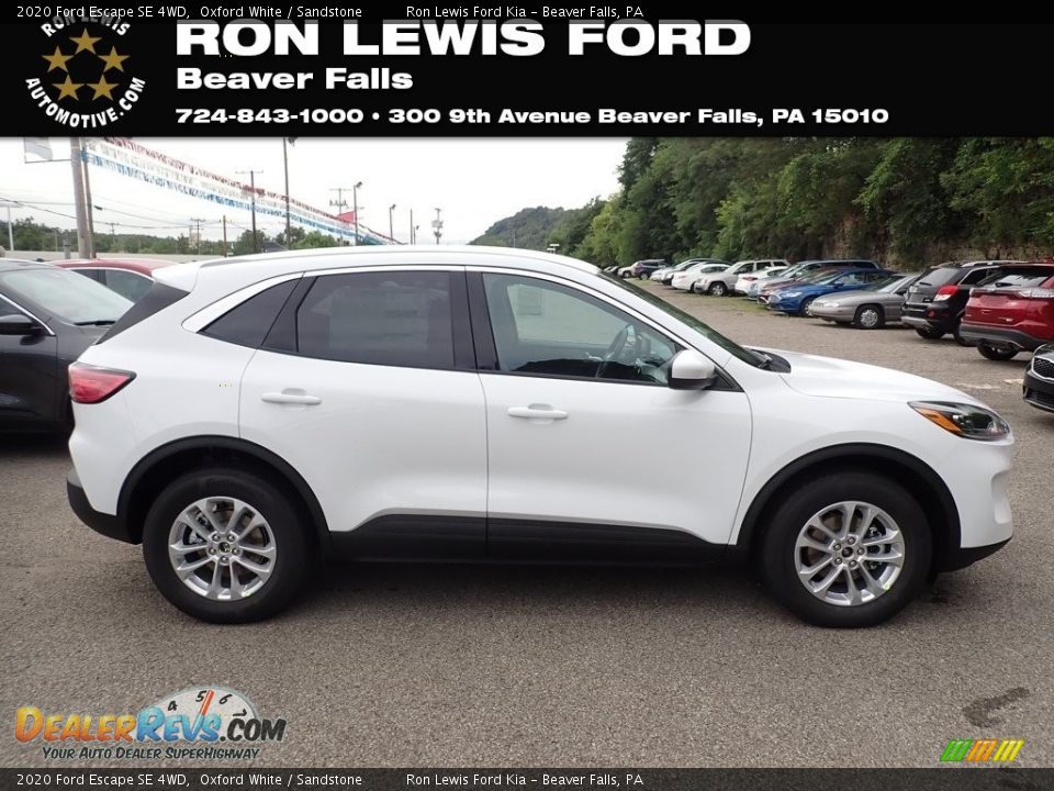 2020 Ford Escape SE 4WD Oxford White / Sandstone Photo #1