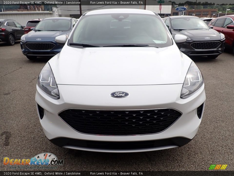 2020 Ford Escape SE 4WD Oxford White / Sandstone Photo #4