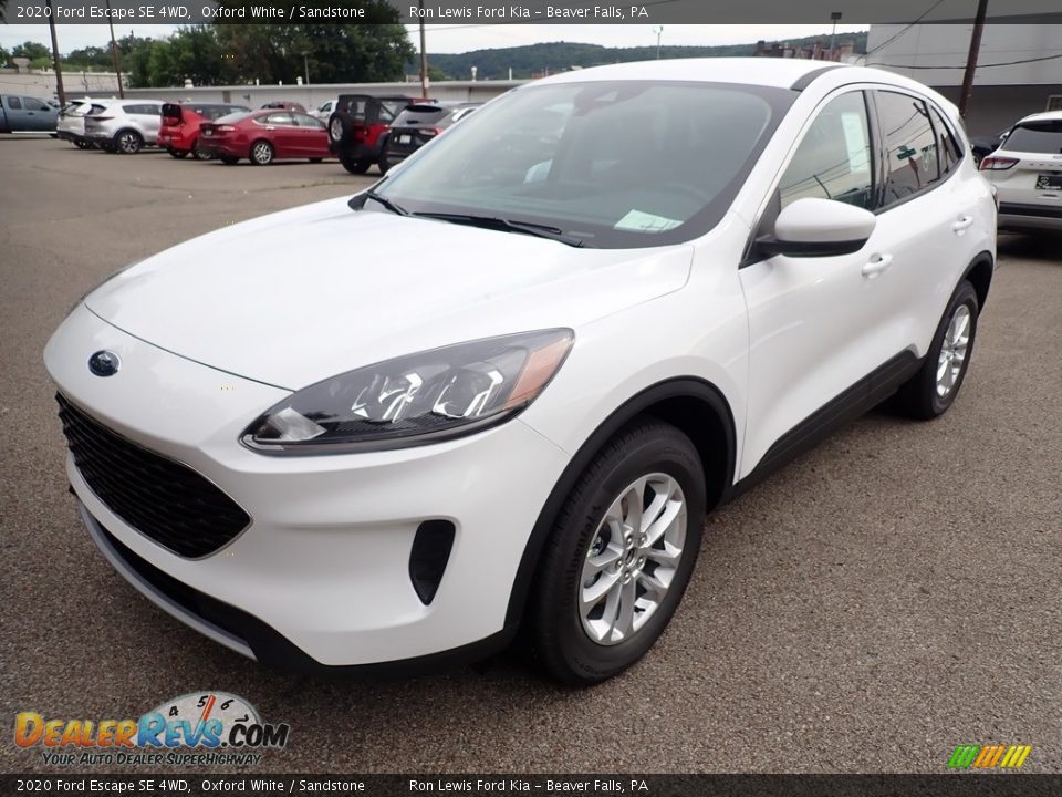 2020 Ford Escape SE 4WD Oxford White / Sandstone Photo #5