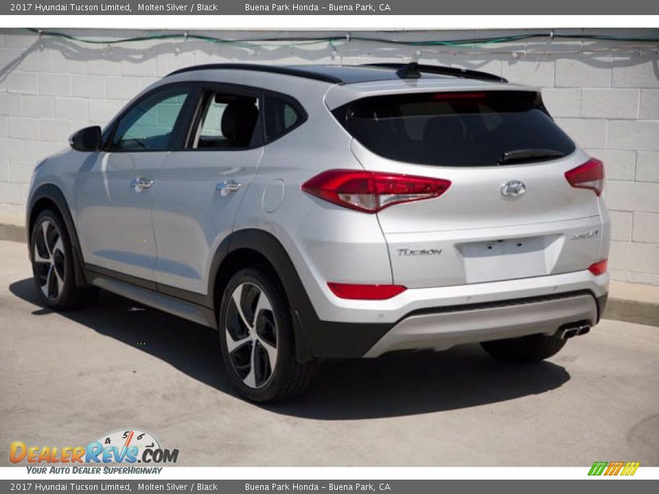 2017 Hyundai Tucson Limited Molten Silver / Black Photo #2