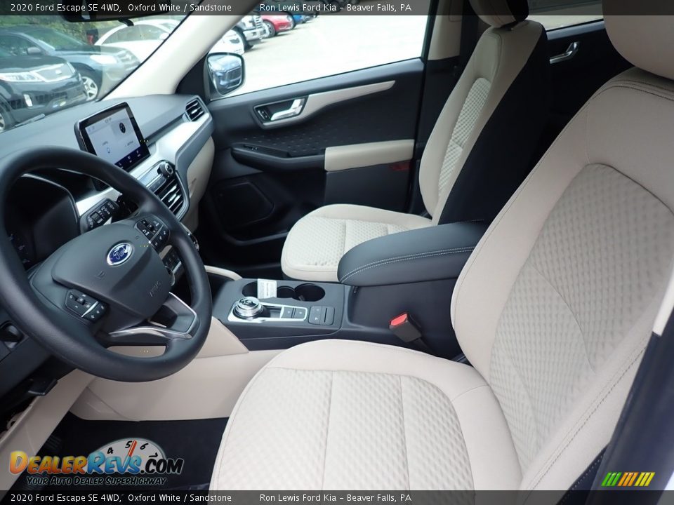 2020 Ford Escape SE 4WD Oxford White / Sandstone Photo #13