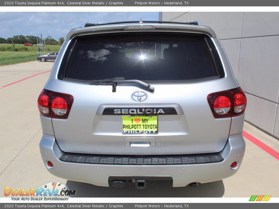 2020 Toyota Sequoia Platinum 4x4 Celestial Silver Metallic / Graphite Photo #7