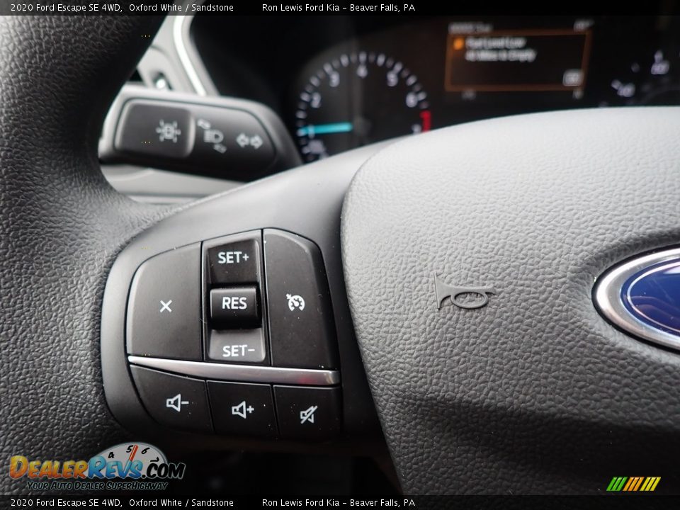 2020 Ford Escape SE 4WD Oxford White / Sandstone Photo #20