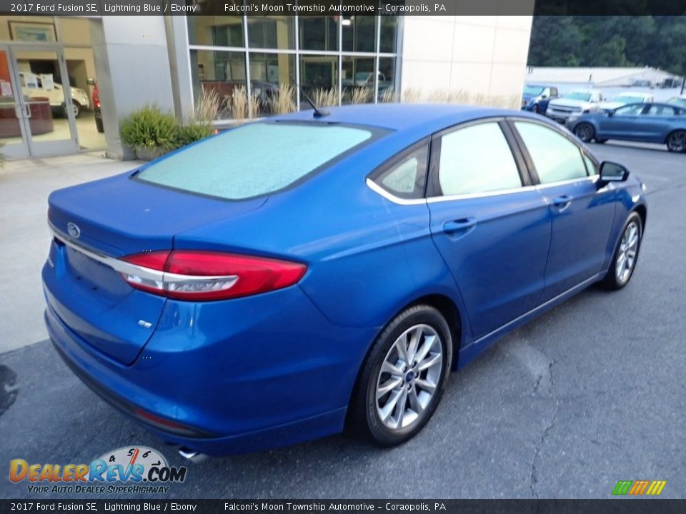 2017 Ford Fusion SE Lightning Blue / Ebony Photo #2