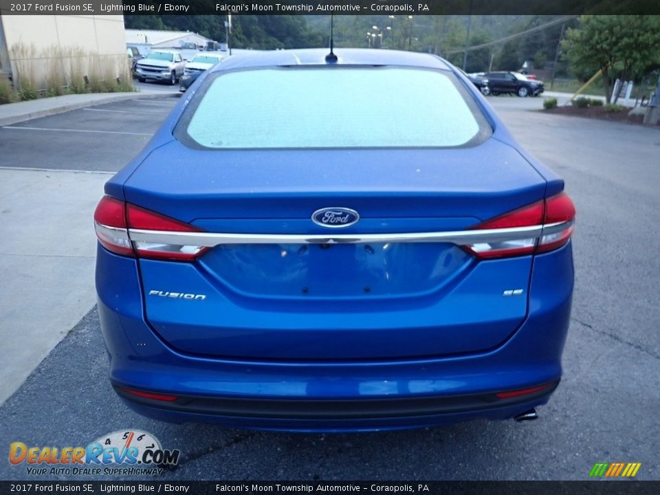 2017 Ford Fusion SE Lightning Blue / Ebony Photo #3