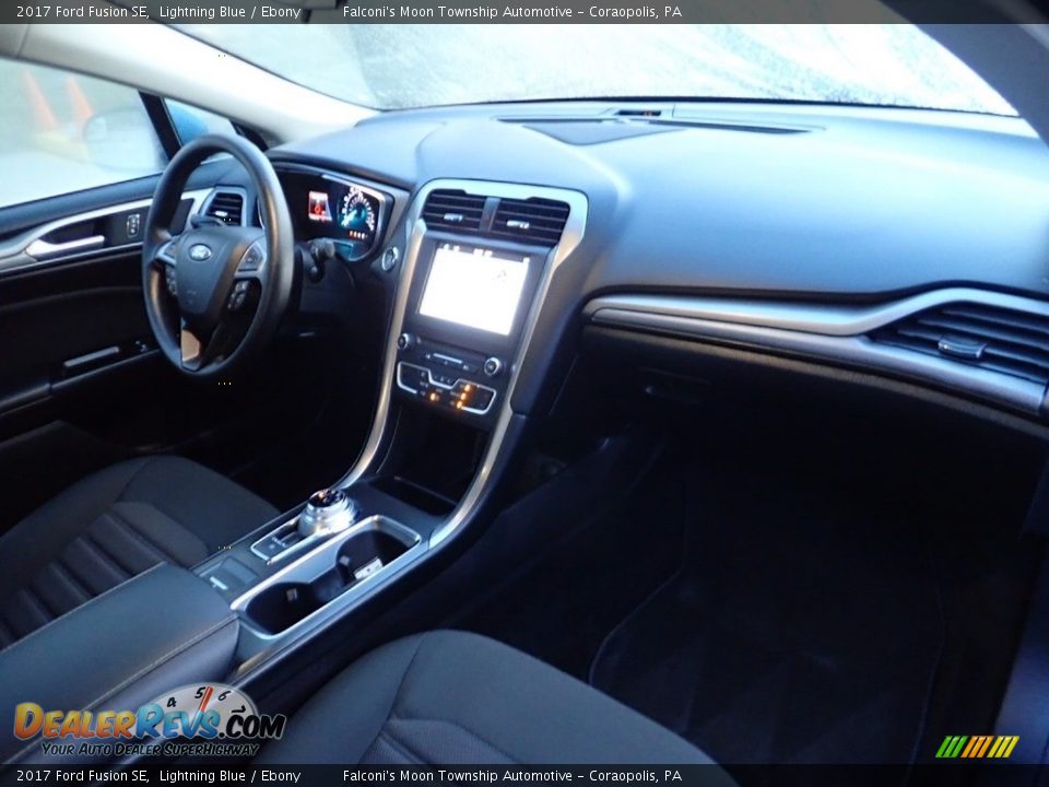 2017 Ford Fusion SE Lightning Blue / Ebony Photo #12