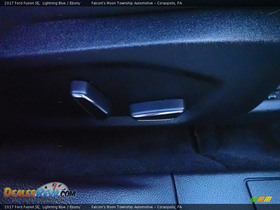 2017 Ford Fusion SE Lightning Blue / Ebony Photo #13