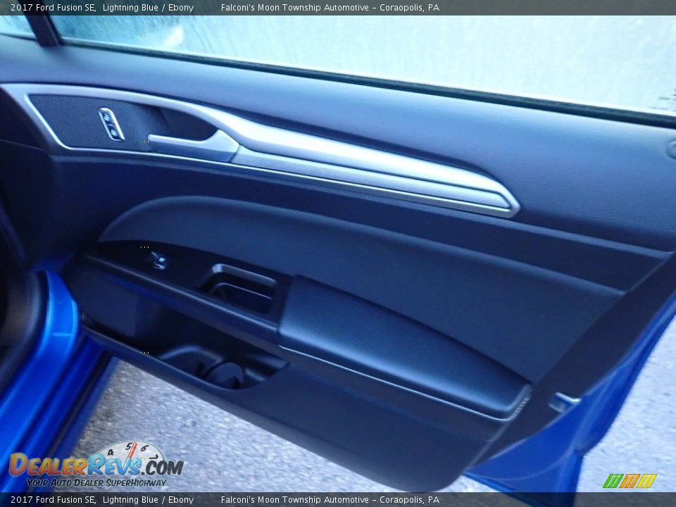 2017 Ford Fusion SE Lightning Blue / Ebony Photo #14