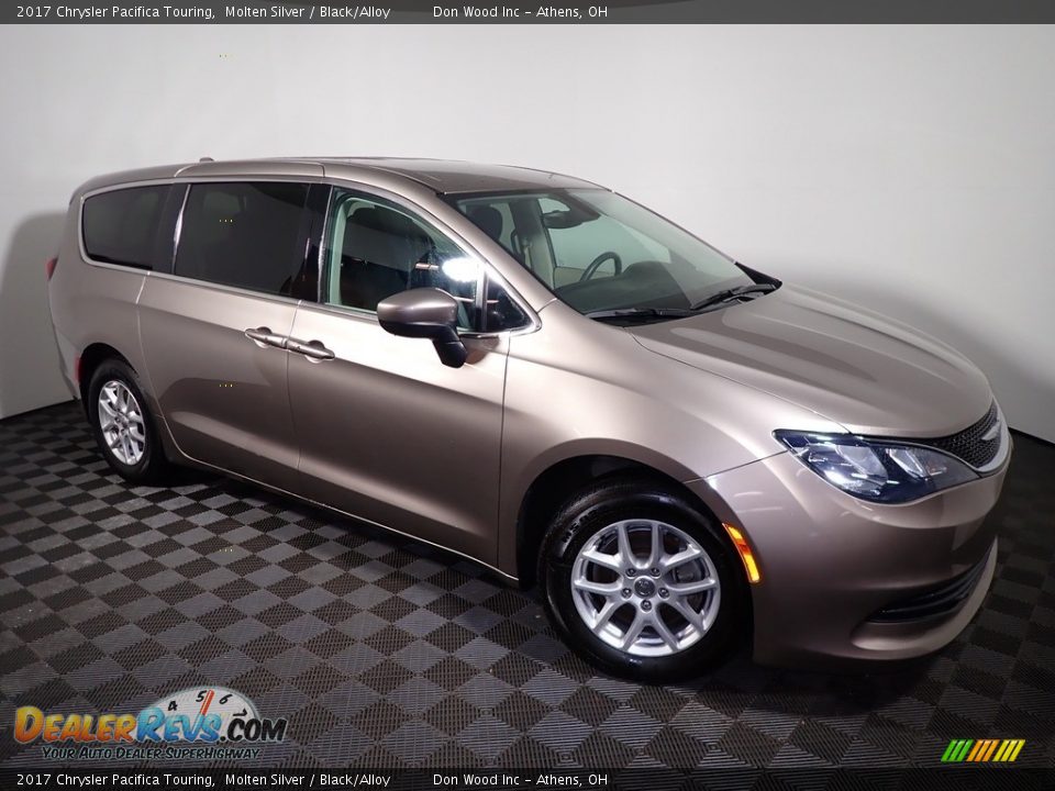 2017 Chrysler Pacifica Touring Molten Silver / Black/Alloy Photo #2