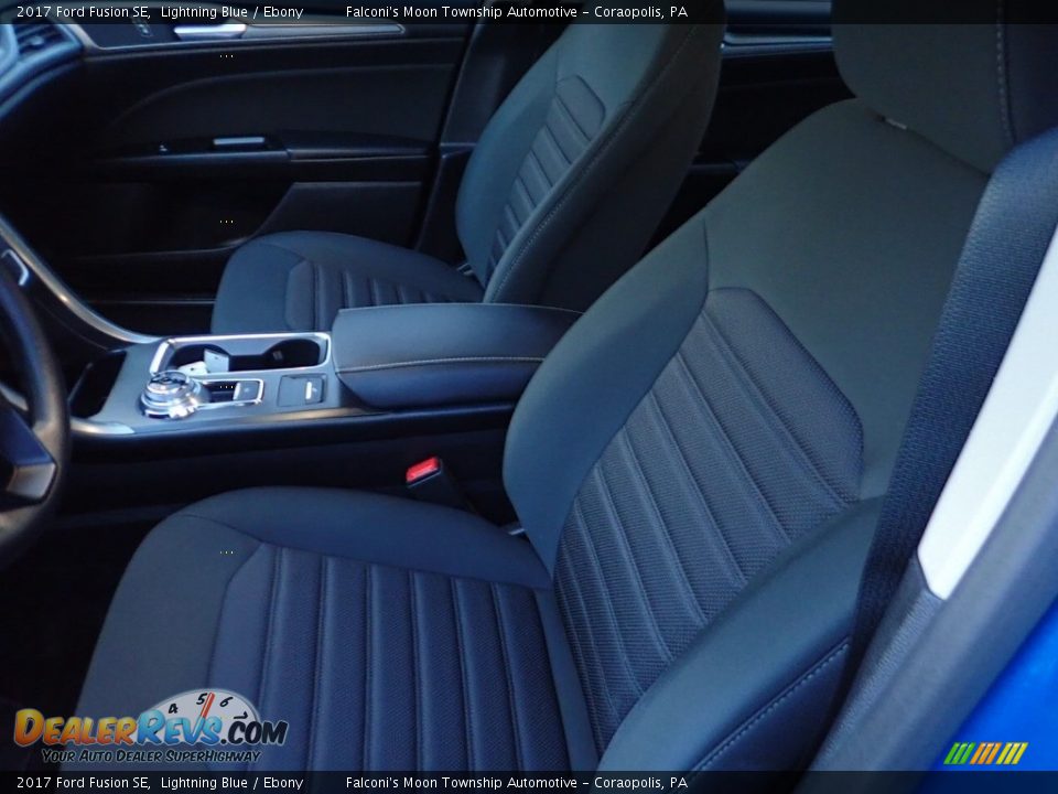 2017 Ford Fusion SE Lightning Blue / Ebony Photo #16