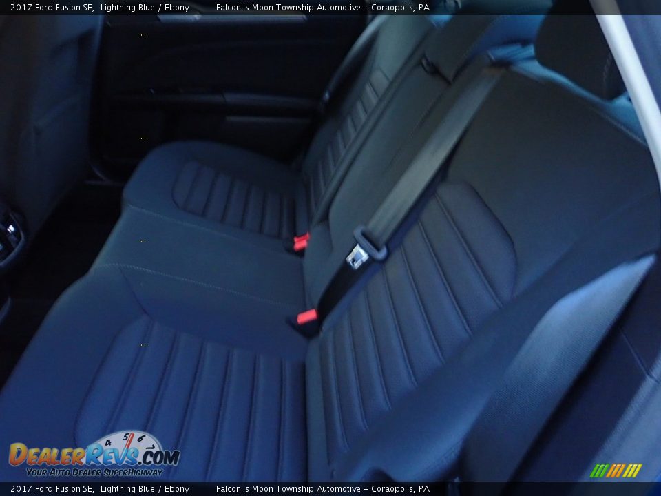 2017 Ford Fusion SE Lightning Blue / Ebony Photo #17