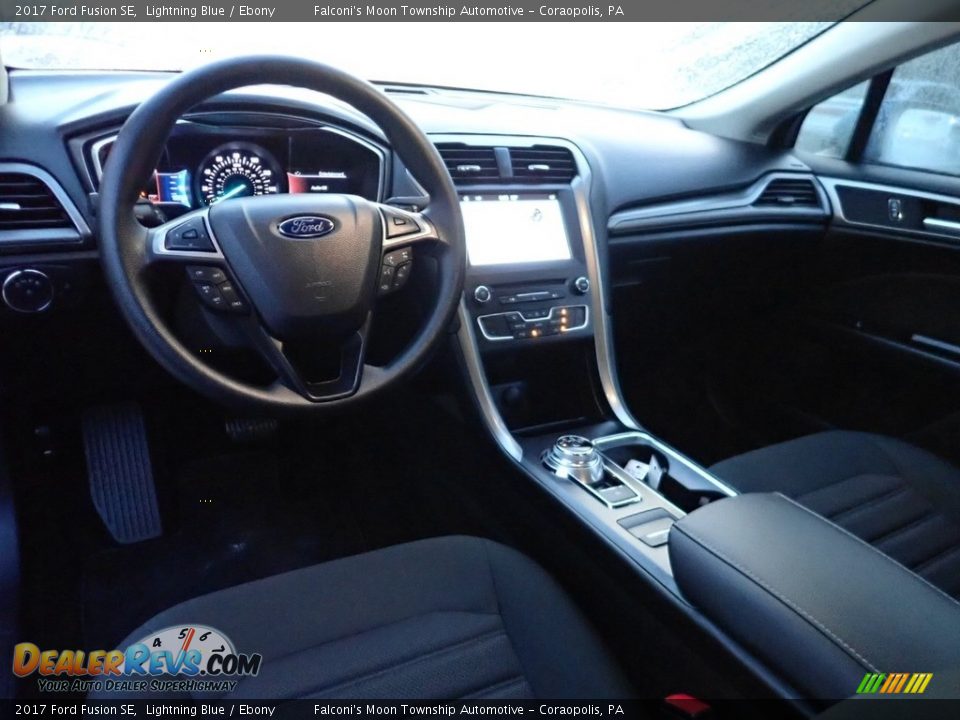 2017 Ford Fusion SE Lightning Blue / Ebony Photo #18