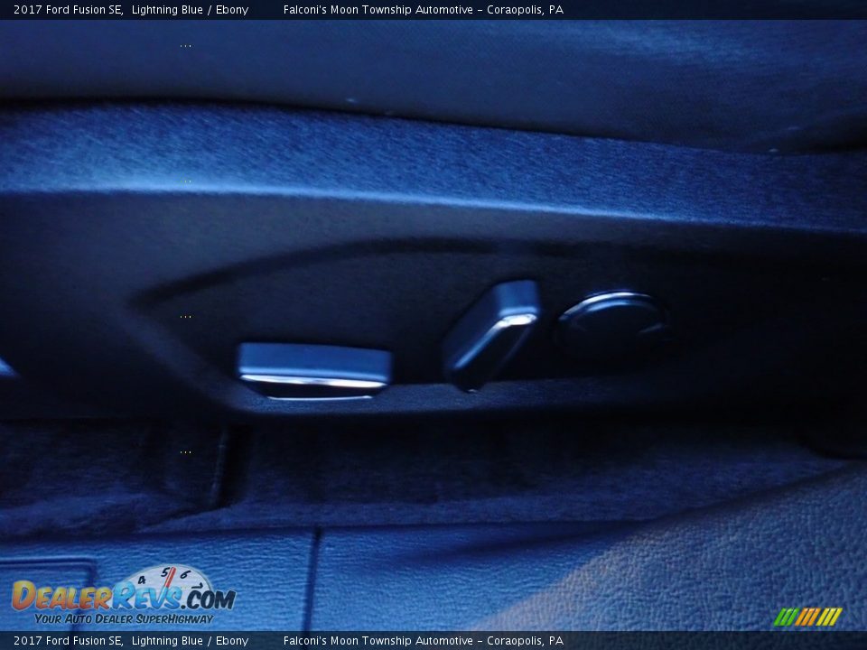 2017 Ford Fusion SE Lightning Blue / Ebony Photo #21