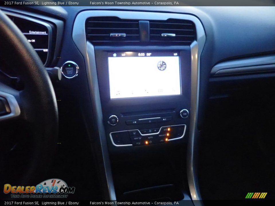 2017 Ford Fusion SE Lightning Blue / Ebony Photo #22