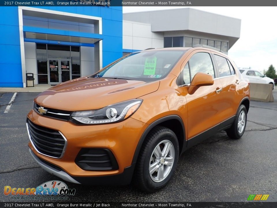 2017 Chevrolet Trax LT AWD Orange Burst Metallic / Jet Black Photo #2