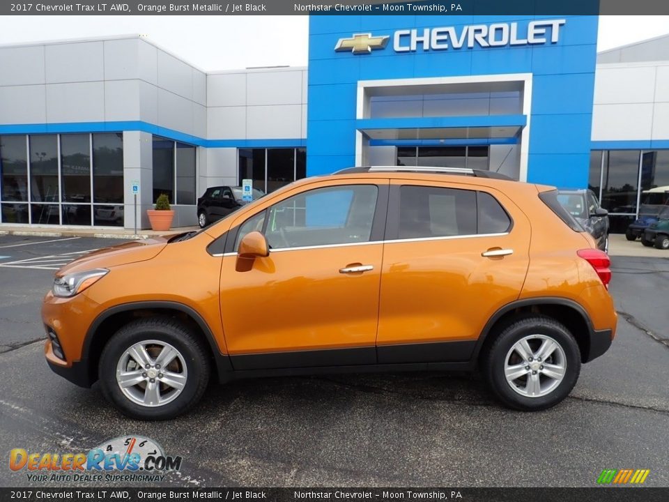 2017 Chevrolet Trax LT AWD Orange Burst Metallic / Jet Black Photo #3