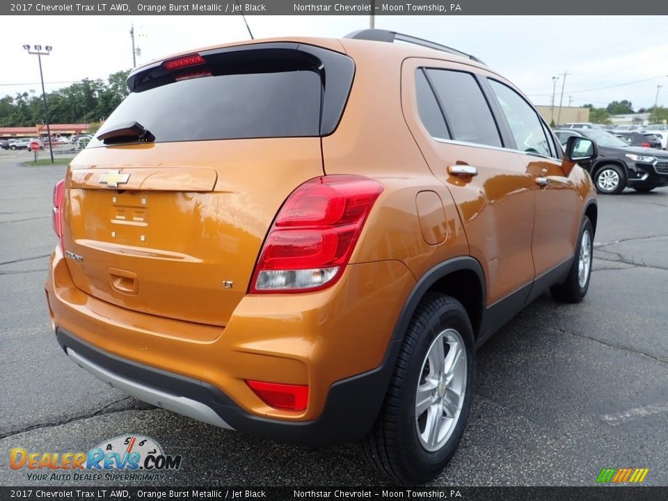 2017 Chevrolet Trax LT AWD Orange Burst Metallic / Jet Black Photo #8