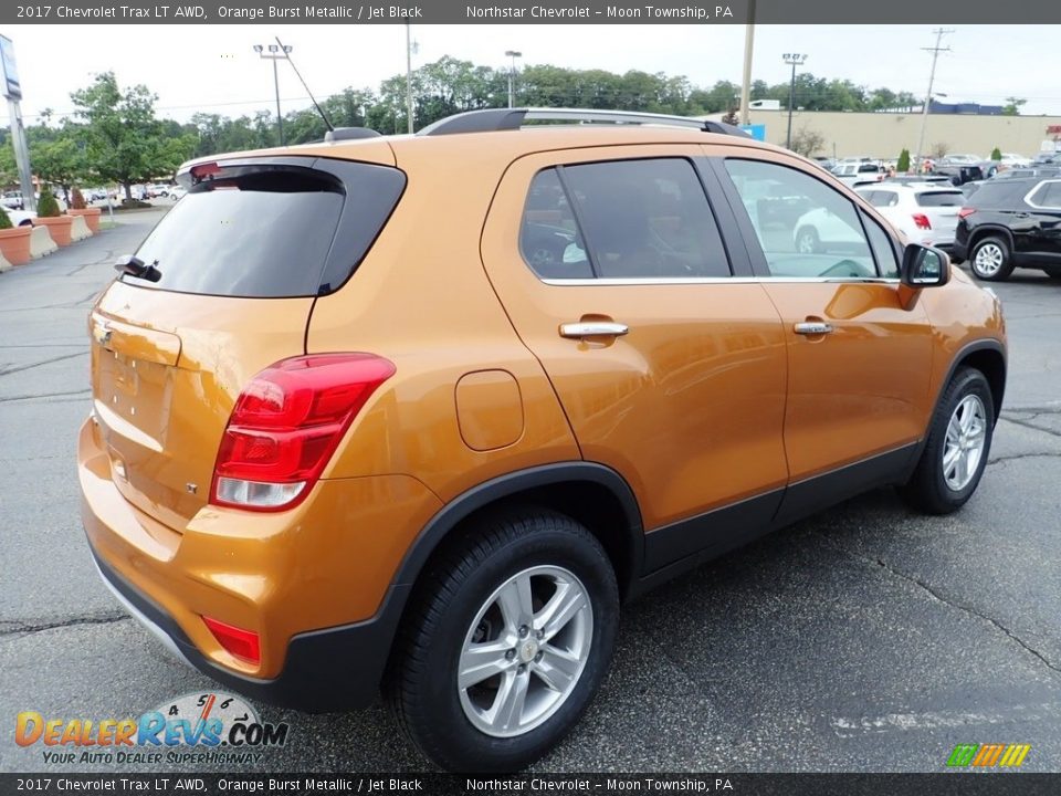 2017 Chevrolet Trax LT AWD Orange Burst Metallic / Jet Black Photo #9